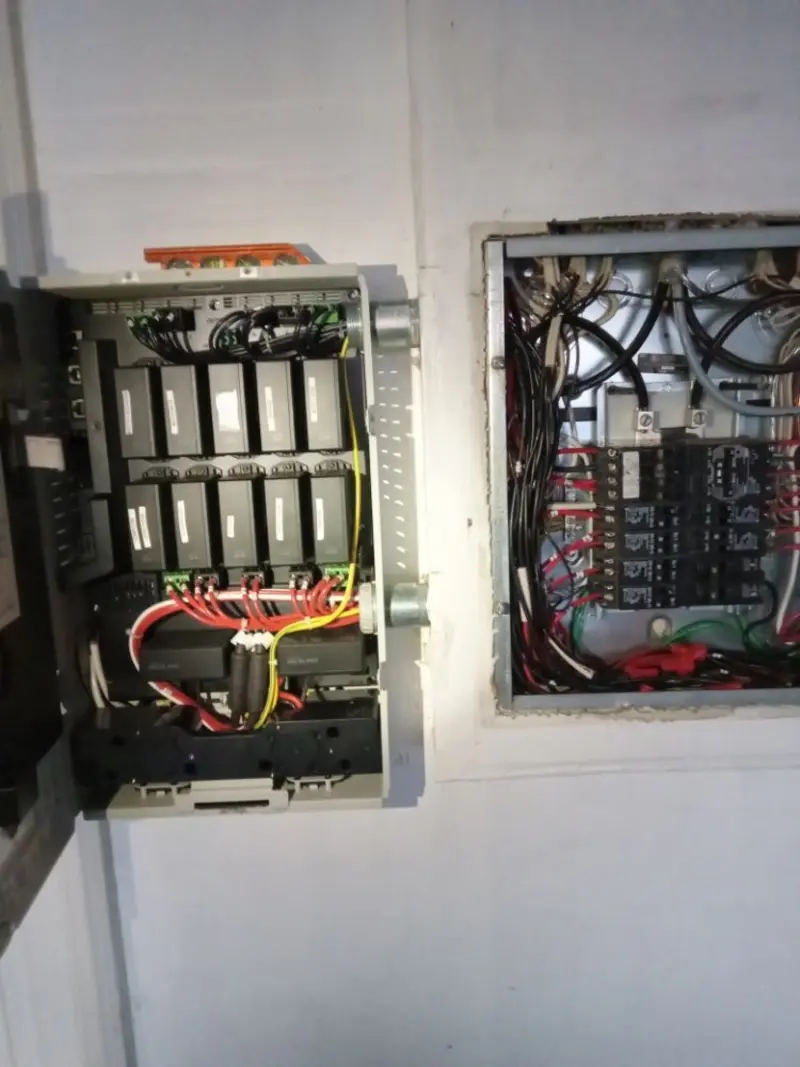 Electrical panel upgrade completed for Indoor Lighting Installation in Canton